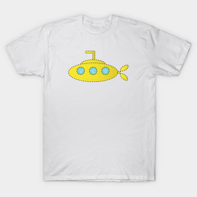 Yellow Submarine T-Shirt by Dami Designs